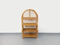 Vintage Rattan And Woven Rattan Bookcase Shelf From The 60s -Bookcases Sales 330eab16 33b8 4ca6 a70a 491eade2ca21
