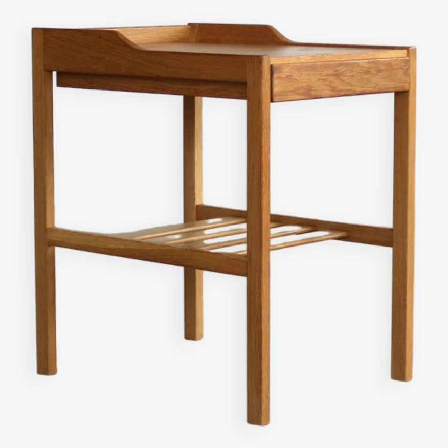 Vintage Bedside Table | Side Table | 60s | Swedish (2) 2 Vintage Bedside Table | Side Table | 60s | Swedish (2) - Image 2