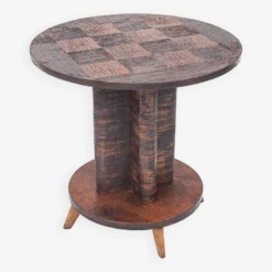Side Table Or Pedestal Table, 1930 -Bookcases Sales 361e4b05 e4e9 4403 a1f5 8b9ecc525716