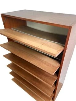 VINTAGE WOODEN SHOE CABINET / VALVE CABINET -Bookcases Sales 36557b4a 28d8 4df1 a44b 46147f75dd48