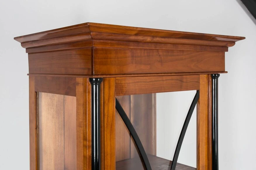 Cherrywood Display Case, Germany, 19th Century, Biedermeier Era 11 Cherrywood Display Case, Germany, 19th Century, Biedermeier Era - Image 11
