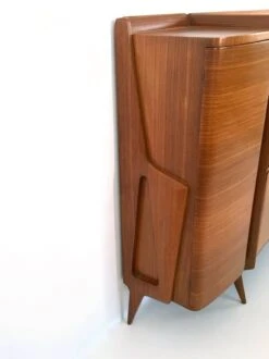 Monumental Wooden Cabinet With Parchment Panels By Gio Ponti, Italy -Bookcases Sales 370f2183 79e5 46f1 b4a5 aecca39fd10c