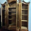 Louis XV Rocaille Style Library Cabinet In Walnut Circa 1850-1880