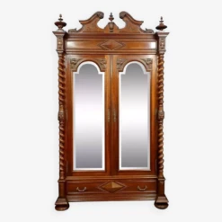 Renaissance Hunting Lodge Bookcase In Solid Walnut -Bookcases Sales 396c1f4b e709 4188 b384 e6e9c821d871