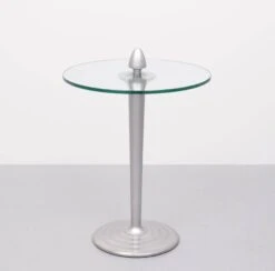 Post Modern Round Glass Side Table 1980s -Bookcases Sales 3f298193 d6cf 4144 ac85 966a6a3077b5