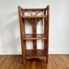Vintage Bamboo And Rattan Bookcase