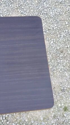 Vintage Side Table From The 60s Formica Top Imitation Rosewood Black And Gold Metal Legs -Bookcases Sales 40fe9b41 8ff2 46c5 b839 06a6cb6013bd