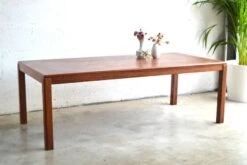 Coffee Table By Vejle Stole In Rosewood * 135 Cm