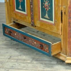 Antique German Hand Painted Cabinet, Circa 1850 -Bookcases Sales 424968d8 b7fd 4ece b97f 26a5ffb0a8c3