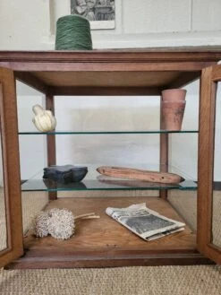 Old Oak Counter Display Case