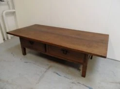 Antique Spanish Coffee Table With 2 Drawers -Bookcases Sales 472c4503 d786 4c98 b4ce 1709156ef55d