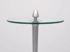 Post Modern Round Glass Side Table 1980s -Bookcases Sales 479f63dd 7e0a 4097 9bd4 5881bf96e837