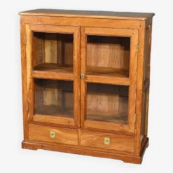 Glazed Furniture In Solid Mahogany, India – 20th Century -Bookcases Sales 495453ea 6d9e 4b5c 8cbb 8291a8e332a9