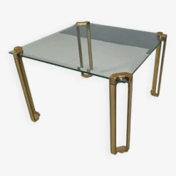 Peter Ghyczy T24 Pioneer Glass And Cast Brass Square Coffee Or Side Table 15 Peter Ghyczy T24 Pioneer Glass And Cast Brass Square Coffee Or Side Table -Bookcases Sales 4a4e330f 5170 4d1f a570 7314408033df