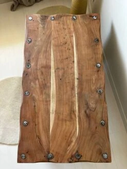 Rectangular Coffee Table In Solid Acacia And Fittings -Bookcases Sales 4b58f519 7b9d 4fd8 b821 fc35edb4cea1