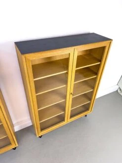 Vintage Oak Cabinet With Glass Doors From WK Möbel, 1970s -Bookcases Sales 4d9a891b d2ee 46c6 bcf7 af9eef2d8ef0