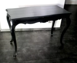 Louis XV Style Console Table In Black Walnut -Bookcases Sales 4db8b714 8c0e 42b4 af4b 4a3b2c0e004b