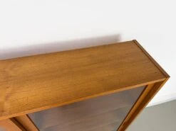 Meuble Danois En Teck Avec Portes En Verre Par Carlo Jensen Pour Hundevad & Co, 1960s -Bookcases Sales 4f185acb 803d 4b30 a0de 27d32a32f607