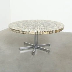 Mosiac Marble Coffee Table By Heinz Lilienthal, 1960s 19 Mosiac Marble Coffee Table By Heinz Lilienthal, 1960s -Bookcases Sales 4f257fef 2114 4013 8f26 f1b21bddb632