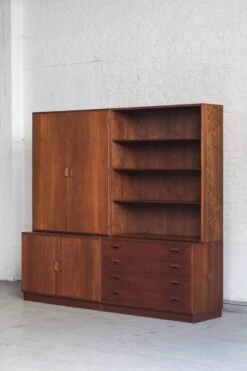 Book Cabinet By Borge Mogensen For Søbørg Mobler, Denmark, 1960s -Bookcases Sales 4f704421 331b 490b 9207 f1e92752b82b