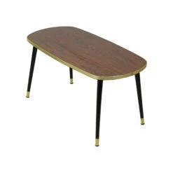 Fifties Rockabilly Coffee Table Plant Table Formica Wood Grain Top -Bookcases Sales 52ba15c6 bef2 4579 b2e2 c9a96645526a
