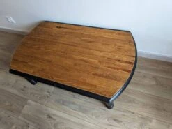 Old Black And Wood Coffee Table -Bookcases Sales 52c56205 288f 4ae2 bb8a 3b2d5755a3e3
