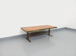 Vintage Roche-Bobois Style Coffee Table In Steel And Ceramic From The 70s -Bookcases Sales 54be4588 93b8 48d5 b472 e1431b206667