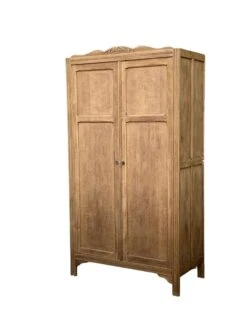 Parisian Wardrobe, Art Deco Raw Wood Wardrobe, 1930 -Bookcases Sales 54bf0a55 05f1 49f4 8eb4 78245f28bad0