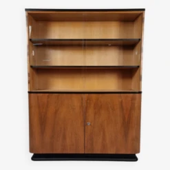 Showcase In Walnut By Jindřich Halabala From UP Zavody, 1950s -Bookcases Sales 54db9565 6bad 4ff9 9bf0 588705c3fdde