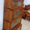 Old Library/showcase In Solid Oak 3 Parts