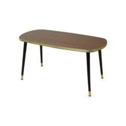 Fifties Rockabilly Coffee Table Plant Table Formica Wood Grain Top -Bookcases Sales 5607c7b9 cac8 49af b9ce 55b36cb29290