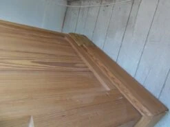 Linen Rack, Wardrobe, Dresser From 1905 In Pitch Pine With 3 Adjustable Shelves, 1 Door, 1 Drawer. -Bookcases Sales 565f22a3 043d 495e 955c 1572853d7f09