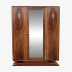 Art Deco Linen Cabinet Walnut Mustache Foot Vintage 1930s -Bookcases Sales 56f8b4d9 f11d 4493 9f3e a32701130f8e