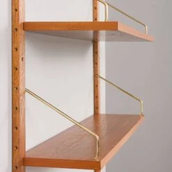 Poul Cadovius One Bay Teak Wall Unit With A Secretaire, Cado, Denmark 1960s -Bookcases Sales 57908ba0 0429 45fb a734 2fc077b3f9d3