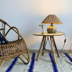 Vintage Rattan And Bamboo Coffee Table -Bookcases Sales 58065af8 6d59 4a07 ad2f e9bf743dcaaf