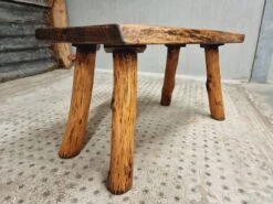 Vintage Coffee Table Rustic Beech Wood 55 X 90 Cm -Bookcases Sales 58a20868 db21 49c0 a313 70f5324078a1