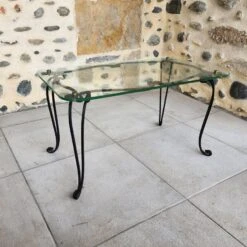 1950s Glass Top Coffee Table -Bookcases Sales 5938984f 10ea 44d3 8a13 32841f225755