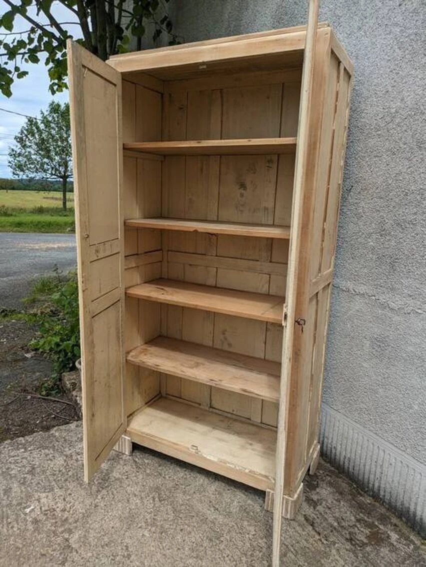 Parisian Wardrobe In Natural Wood 1 Parisian Wardrobe In Natural Wood