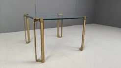 Peter Ghyczy T24 Pioneer Glass And Cast Brass Square Coffee Or Side Table 14 Peter Ghyczy T24 Pioneer Glass And Cast Brass Square Coffee Or Side Table -Bookcases Sales 5c595de4 fe90 4166 8b00 bbcc4275993b