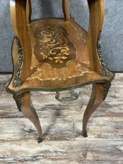 Superb Tea Table With Double Top In Marquetry, Napoleon III Period 11 Superb Tea Table With Double Top In Marquetry, Napoleon III Period -Bookcases Sales 5da90c29 e3a9 4b3a b5dd 93824cfac28a