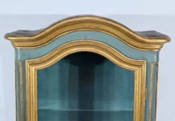 Small Showcase In Painted And Gilded Wood, Louis XV Style – Early 19th Century -Bookcases Sales 5e380c68 9f8c 4736 b3eb dae5ecde90b8