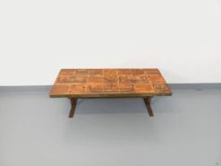 Vintage Roche-Bobois Style Coffee Table In Steel And Ceramic From The 70s -Bookcases Sales 5f45e904 4187 4edf 801a 283775d2b27e