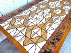 Vintage Coffee Table 70s Ceramic, Wood And Metal -Bookcases Sales 5f6708e6 43e0 4540 97b2 e319884fbb34