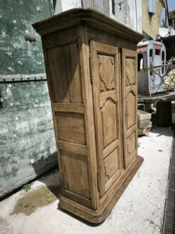 Small Louis XIV Period Cabinet In Natural Solid Oak