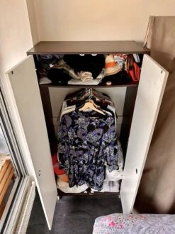 Vintage Wardrobe 70' Chocolate / Ecru Colors -Bookcases Sales 613d68f7 4563 44d6 952b d1e121242121