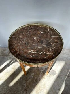 Hot Water Bottle Table With A Marble Top And A Brass Gallery. -Bookcases Sales 618d4f19 aa8f 45a7 ba0d bf752d7b45e2
