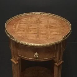 Pedestal Table Or Living Room Table In Louis XV Style Marquetry -Bookcases Sales 61c0f98c 807f 4e04 bc13 a1061cf58c8d