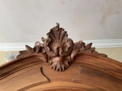 Antique Louis XV Style Mirror Cabinet In Solid Walnut -Bookcases Sales 62699297 ae79 4a3f b9cd 72f6cc0911b1