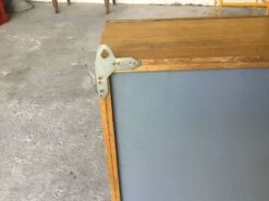 Large Pharmacy Wall Display Case In Light Oak - Vintage 1960 -Bookcases Sales 641f4a8c c589 4fab a81c 9d3cb9cb2d08