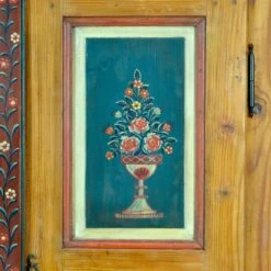 Antique German Hand Painted Cabinet, Circa 1850 -Bookcases Sales 649d1662 88e3 44ef 956d 694c343194c1